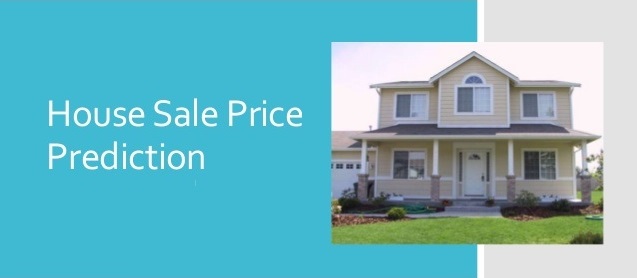 Portada «House Sale Price Prediction» con la foto de una casa de dos pisos